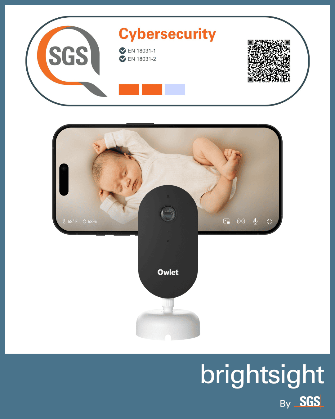 The first baby monitor awarded the SGS Cybersecurity Mark